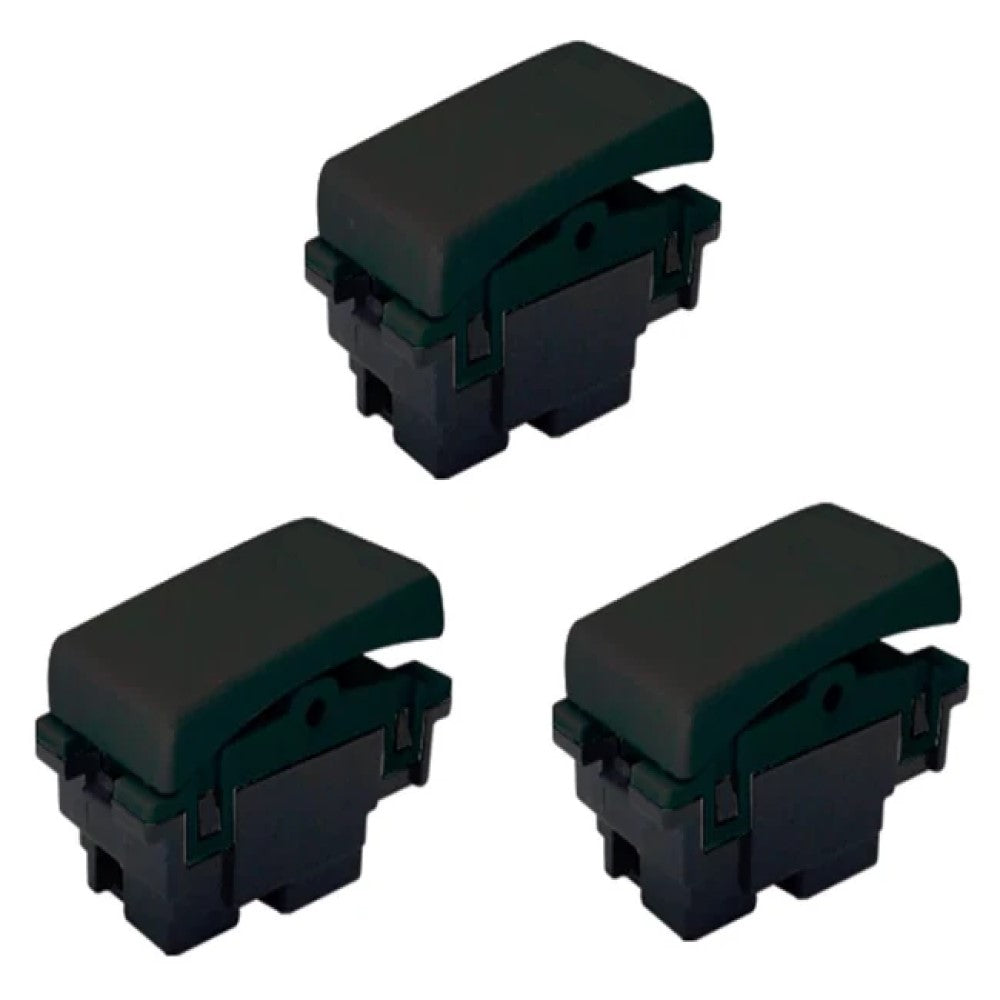 INTERRUPTOR SENCILLO 15A 127VCA BK