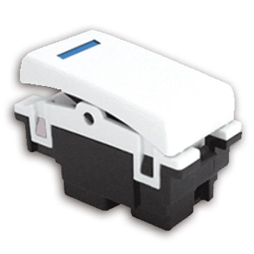 INTERRUPTOR SENCILLO LED 15A 127V COLOR BLANCO ROYER 100