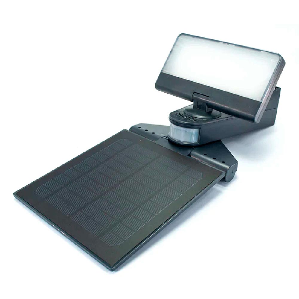 LUMINARIO LED C/SENSOR MOVIMIENTO Y PANEL SOLAR 20W 6500K LUZ DE DIA ***ADIR***