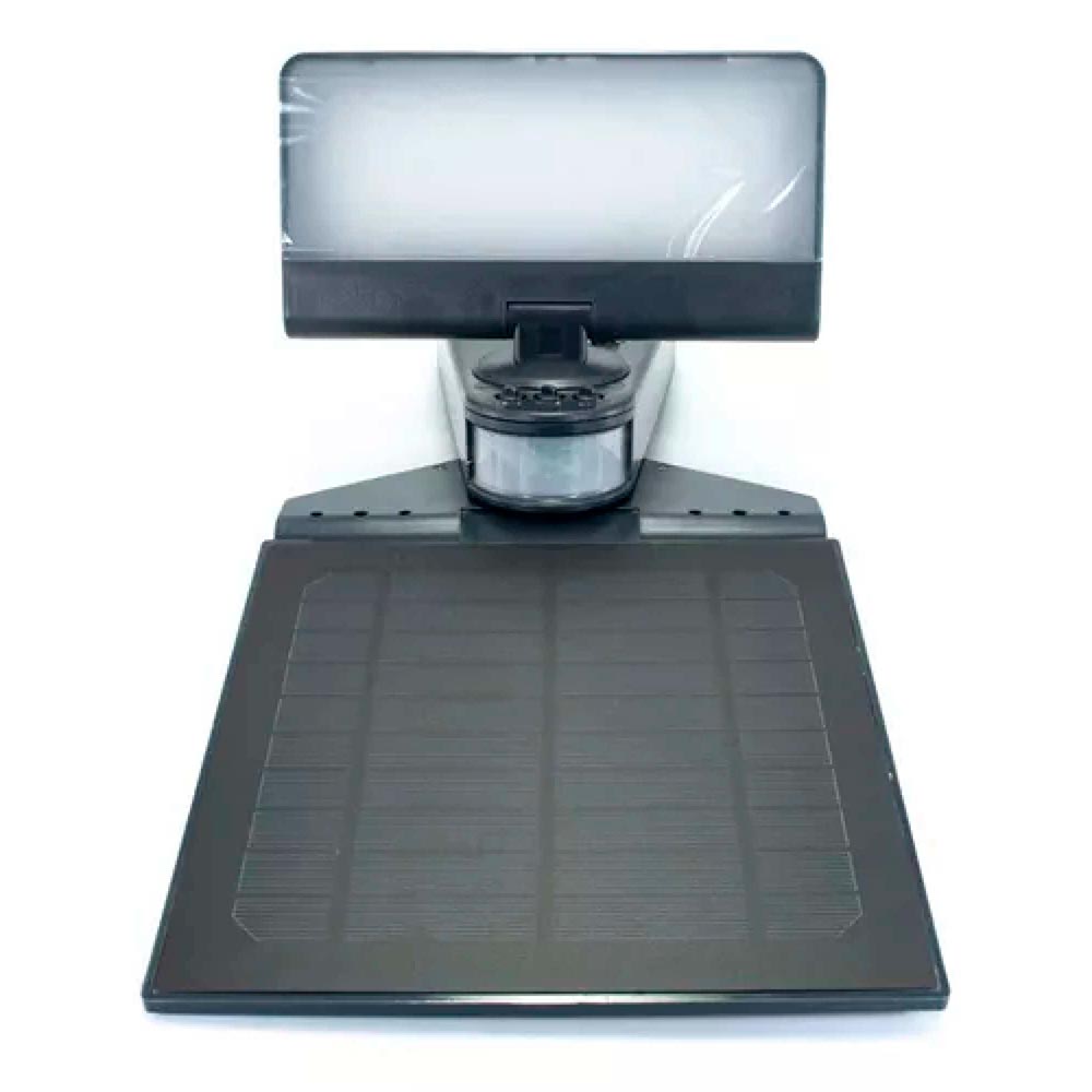 LUMINARIO LED C/SENSOR MOVIMIENTO Y PANEL SOLAR 20W 6500K LUZ DE DIA ***ADIR***