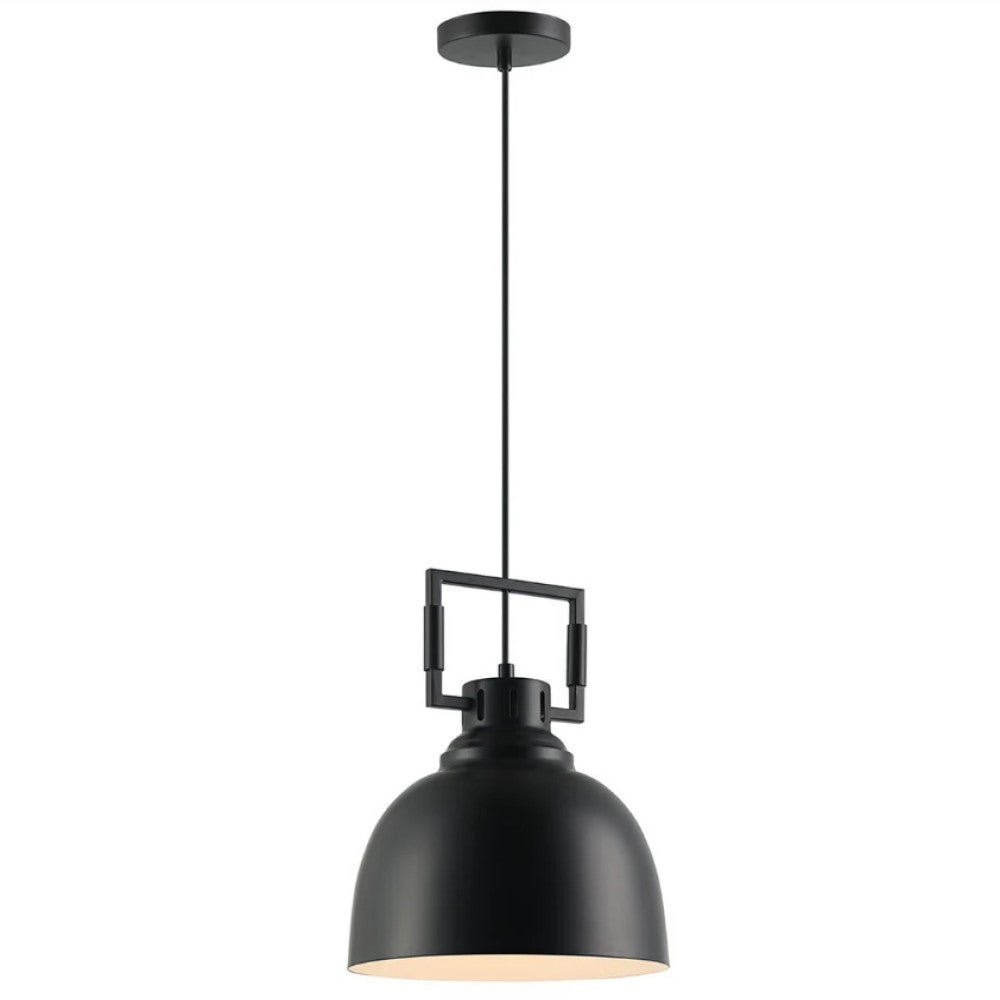 LUMINARIO COLGANTE CAMPANA 60W NEGRO BASE E26/E27 TECNOLITE