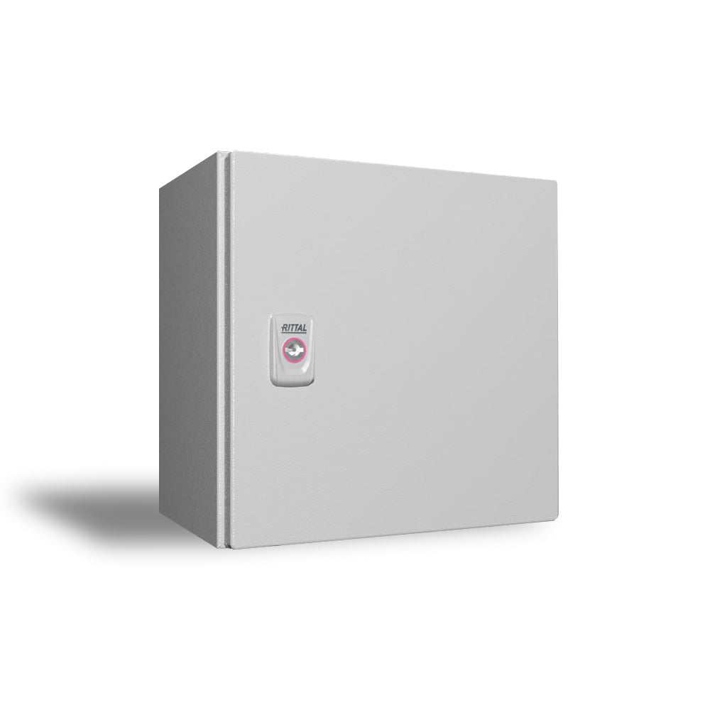 AX ARMARIO COMPACTO METÁLICO 300X300X210 RAL7035 STANDARD CON PLACA DE MONTAJE IP66 NEMA 4 *** OFRECER BAWGM33200PM ***