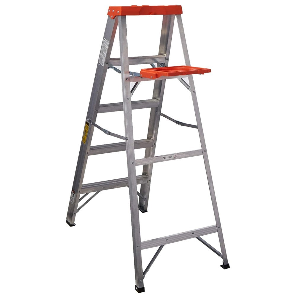 ESCALERA DE TIJERA TIPO LL 5 ESCALONES Y BANDEJA MCA TRUPER