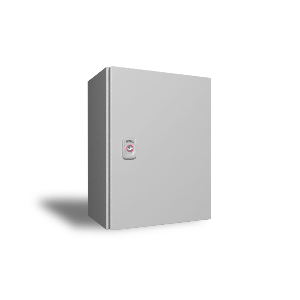 AE ARMARIO COMPACTO METÁLICO 300X400X210 RAL7035 STANDARD CON PLACA DE MONTAJE IP66 NEMA 4 *** OFRECER BAWGM43150PM ***