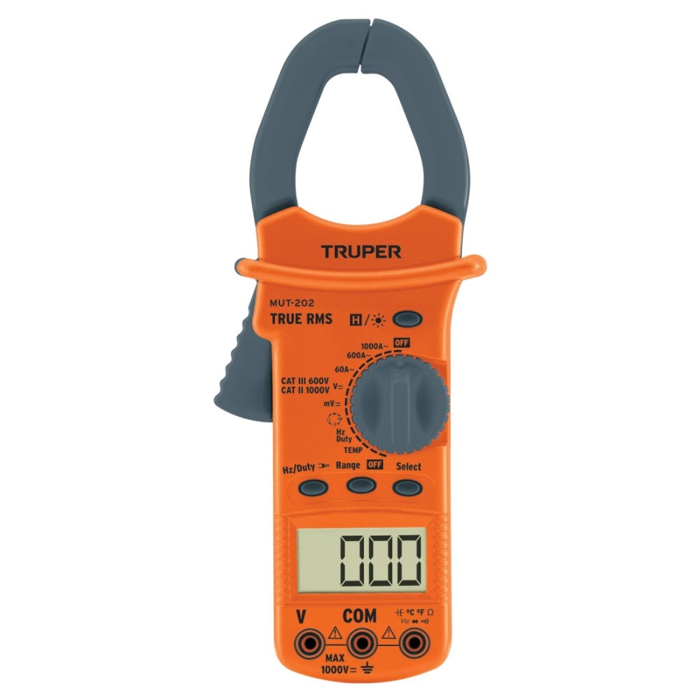 MULTIMETRO DIGITAL GANCHO MUT-202 TRUPER HERRAMIENTAS