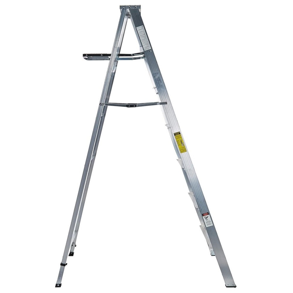 ESCALERA TIPO TIJERA 100% ALUMINIO 8 PELDAÑOS