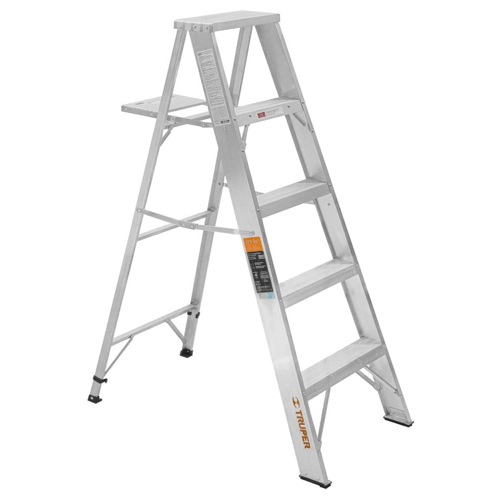 ESCALERA DE TIJERA DOBLE TIPO LL 4 ESCALONES MCA TRUPER