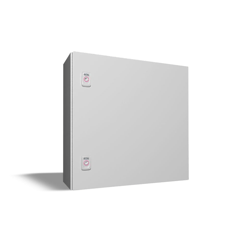 AE ARMARIO COMPACTO METÁLICO 500X500X210 RAL7035 STANDARD CON PLACA DE MONTAJE IP66 NEMA 4