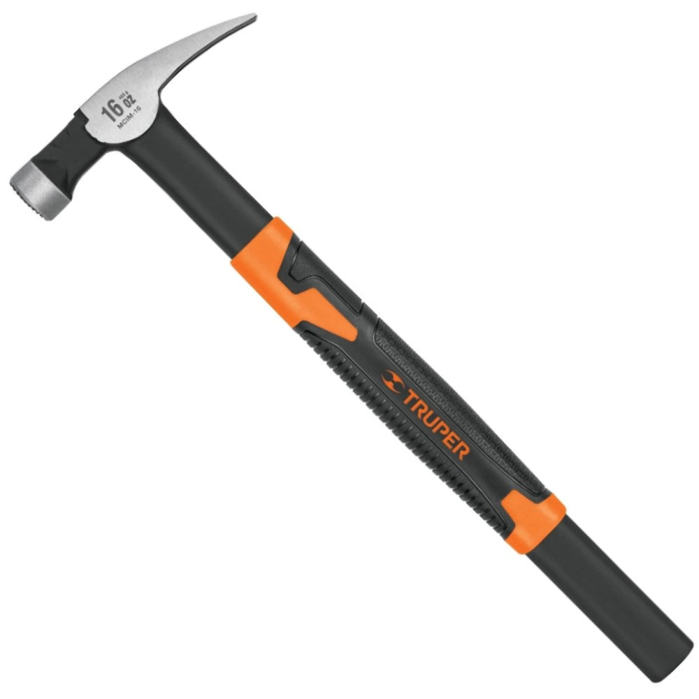 MARTILLO TUBULAR PARA CIMBRA 16OZ UÑA RECTA MANGO ACERO MCIM-16