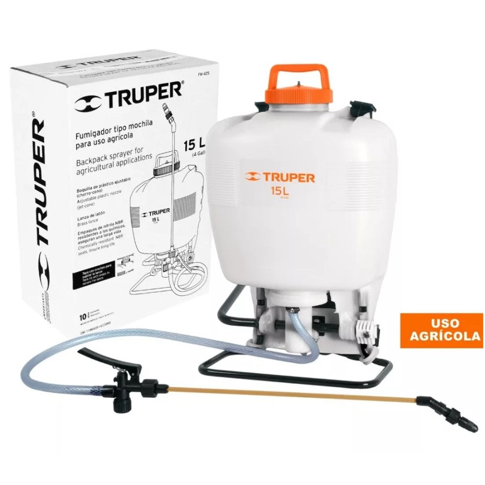 FUMIGADOR DE 5L MANUAL DE MOCHILA FM-425 MARCA TRUPER