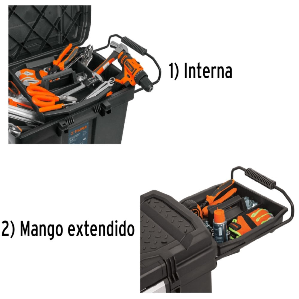 CAJA DE HERRAMIENTAS PLASTICA 23" C/ RUEDAS CHP-23R 10902