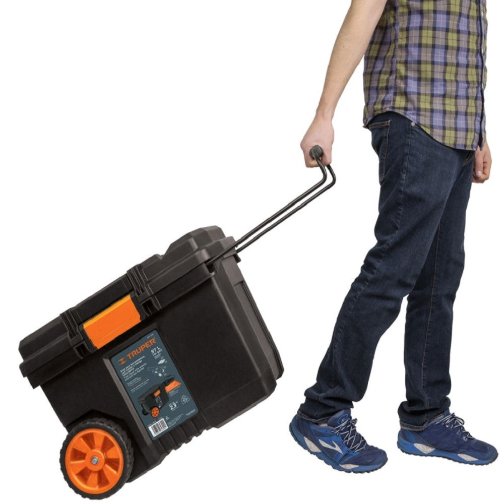 CAJA DE HERRAMIENTAS PLASTICA 23" C/ RUEDAS CHP-23R 10902