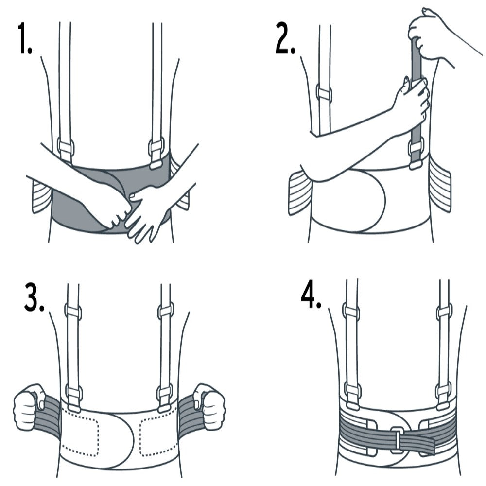FAJA LUMBAR CON TERCER CINTURON TALLA XG FAJA-XLX MCA TRUPER