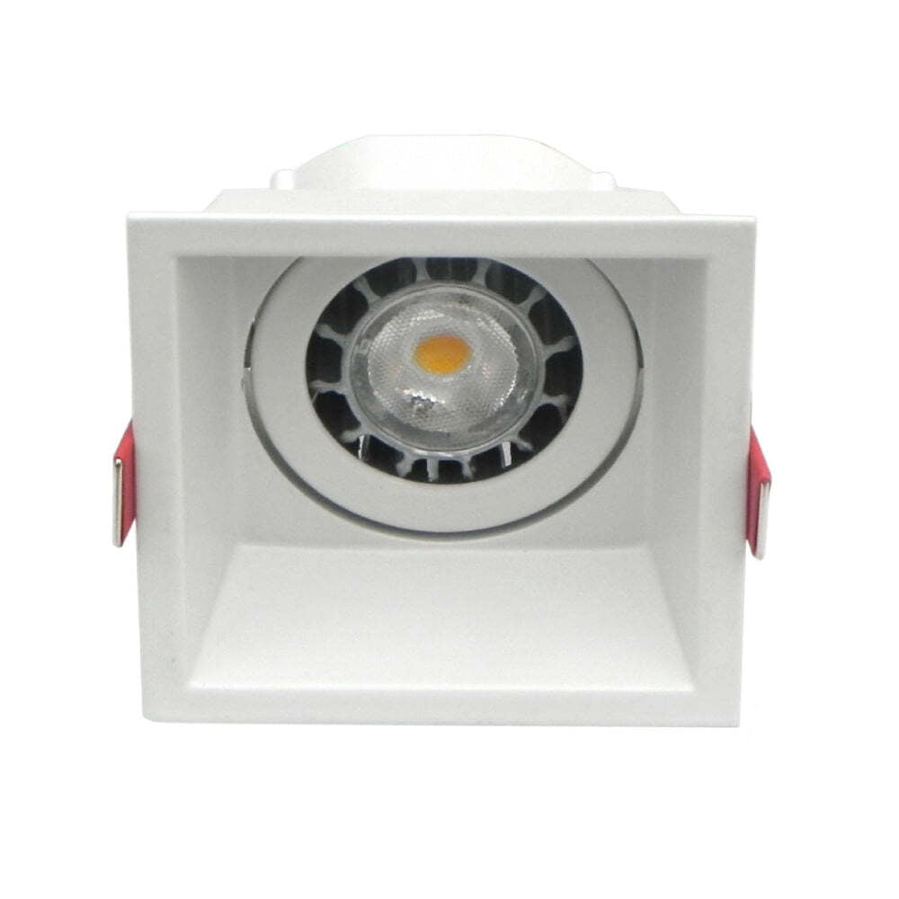 LAMPARA EMPOTRABLE DOWNLIGHT DIRIGIBLE POTENCIA MAX. 60 W BASE GX5.3 FOCO MR16 NO INCLUIDO 10YDC002MVB