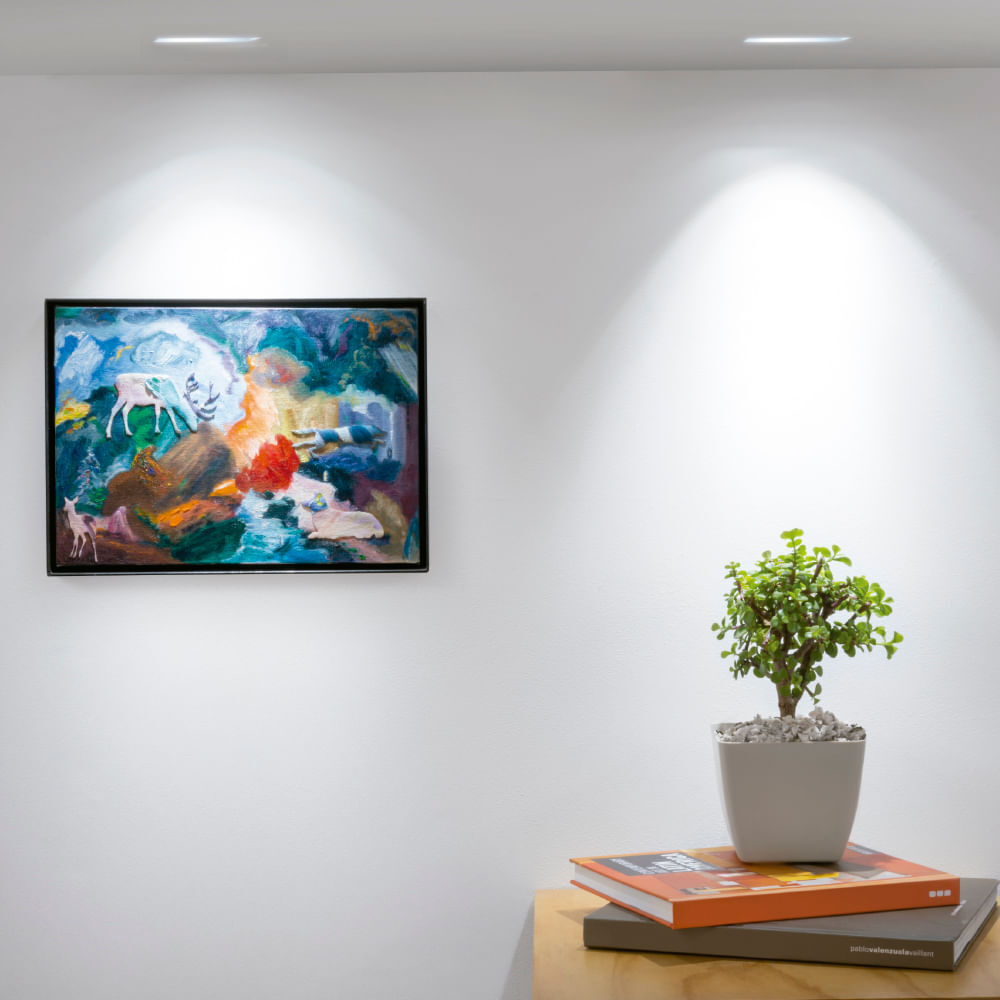 LÁMPARA EMPOTRABLE TECNOLITE URANIUM II BASE GX5.3 CUADRADO