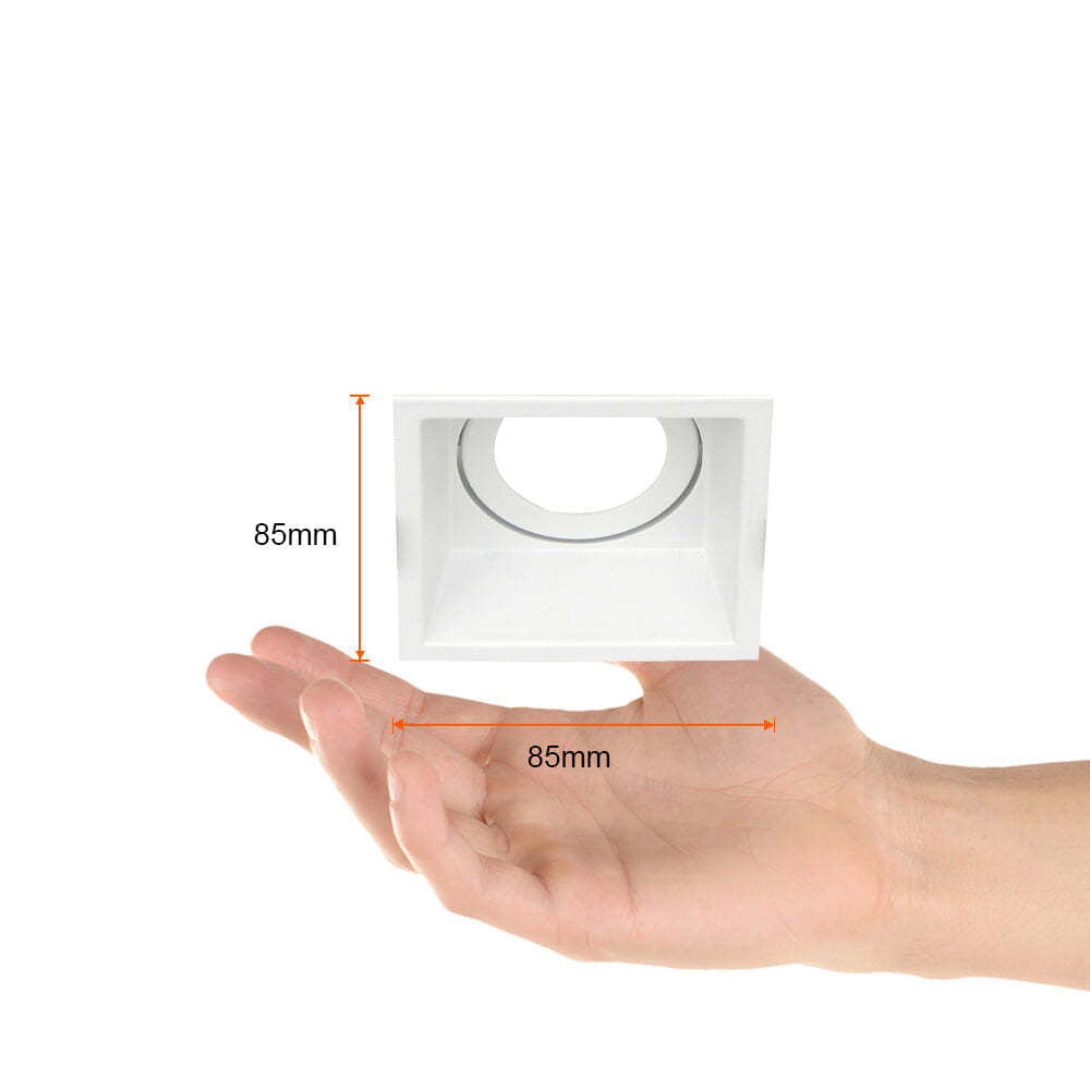 LAMPARA EMPOTRABLE DOWNLIGHT DIRIGIBLE POTENCIA MAX. 60 W BASE GX5.3 FOCO MR16 NO INCLUIDO 10YDC002MVB