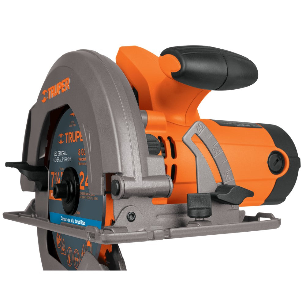 SIERRA CIRCULAR 7 1/4" 1500W. PROFESIONAL SICI-7-1/4A3 11004 TRUPER *** OFRECER SC907B ***