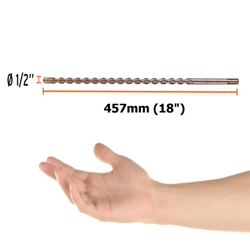 BROCA SDS PLUS 1/2 X 18" P/CONCRETO TRUPER HERRAMIENTAS