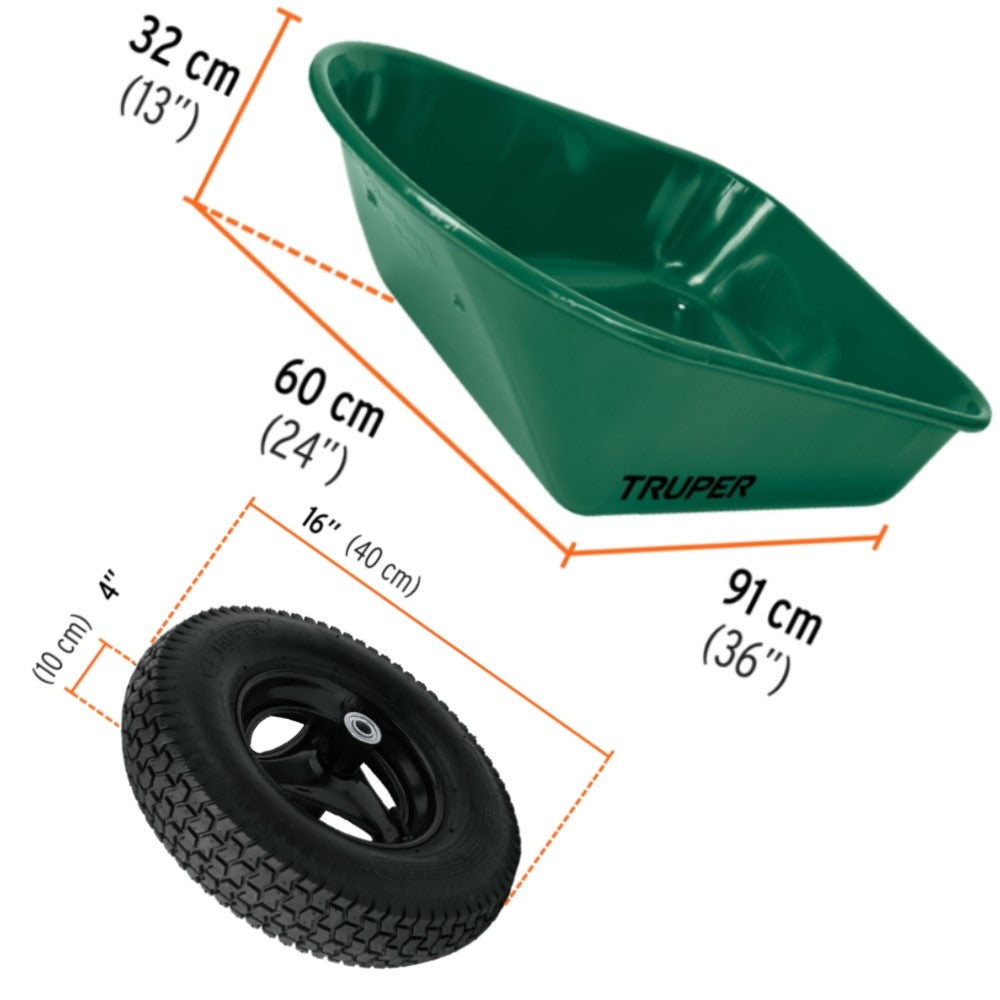 CARRETILLA 4.75 NEUMATICA