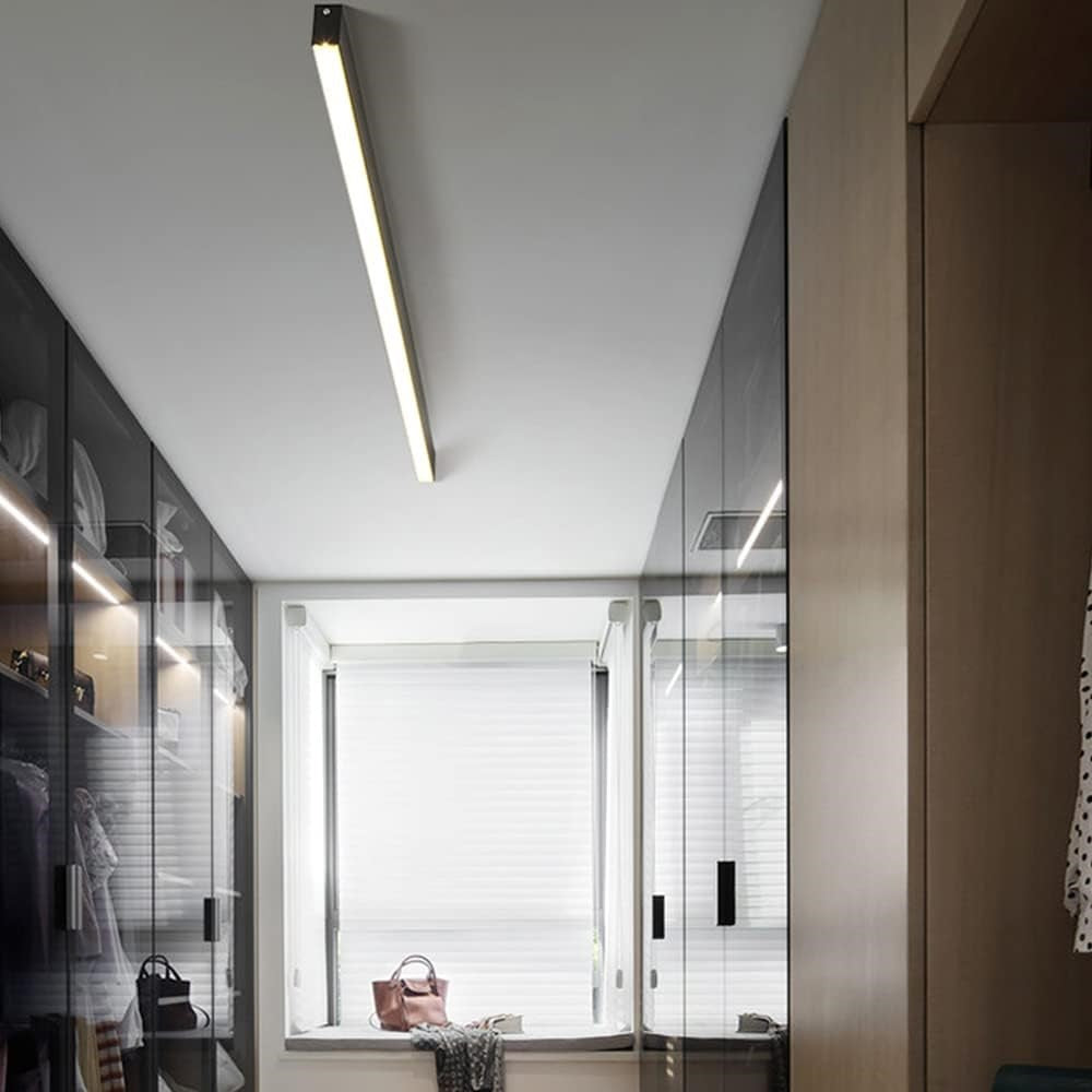 INTERIOR REGLETA LED 12W 6500K NEGRO