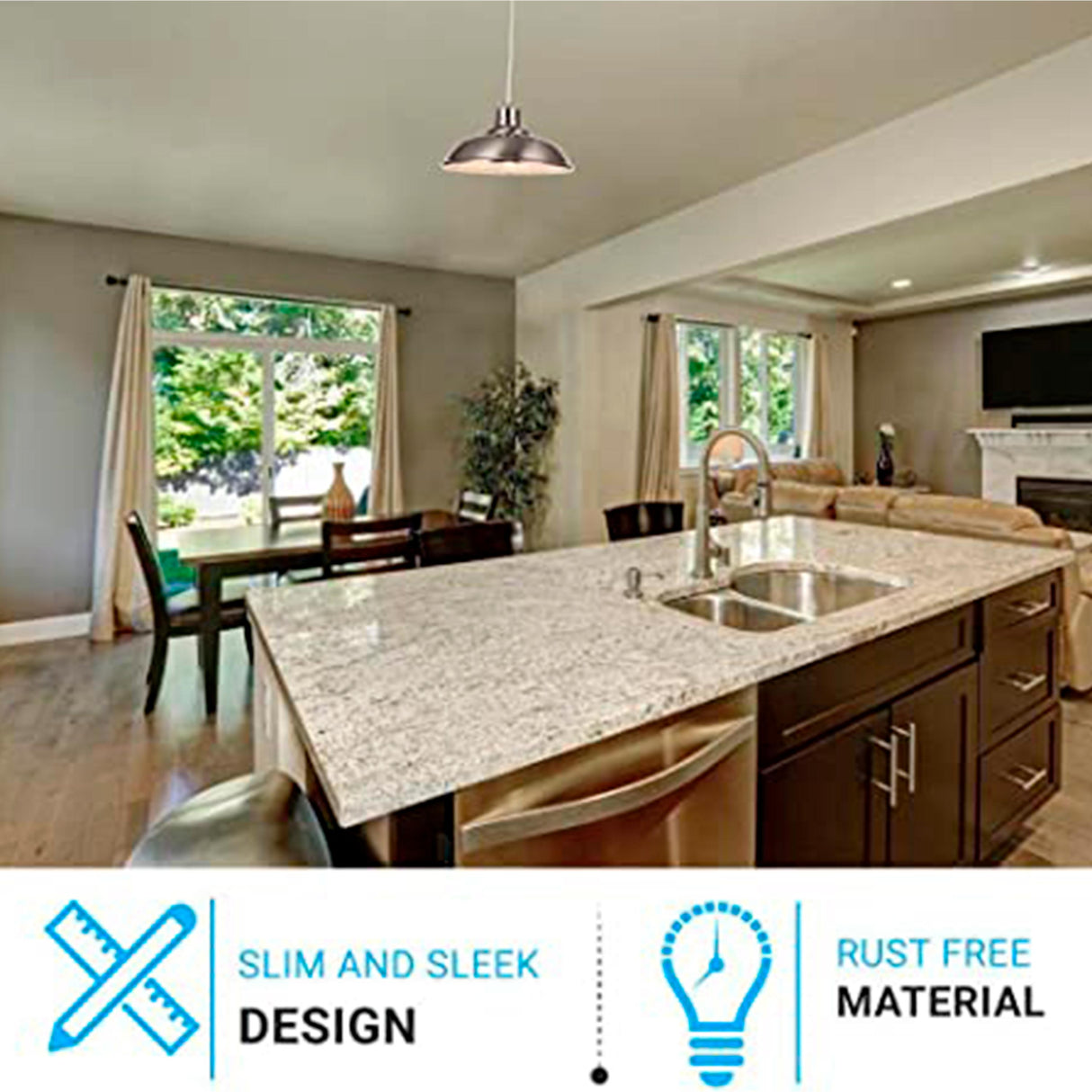 LUMINARIO COLGANTE 350MM ACERO PATINE /BRONCE E26 MCA ESTEVEZ ***HAE2025***