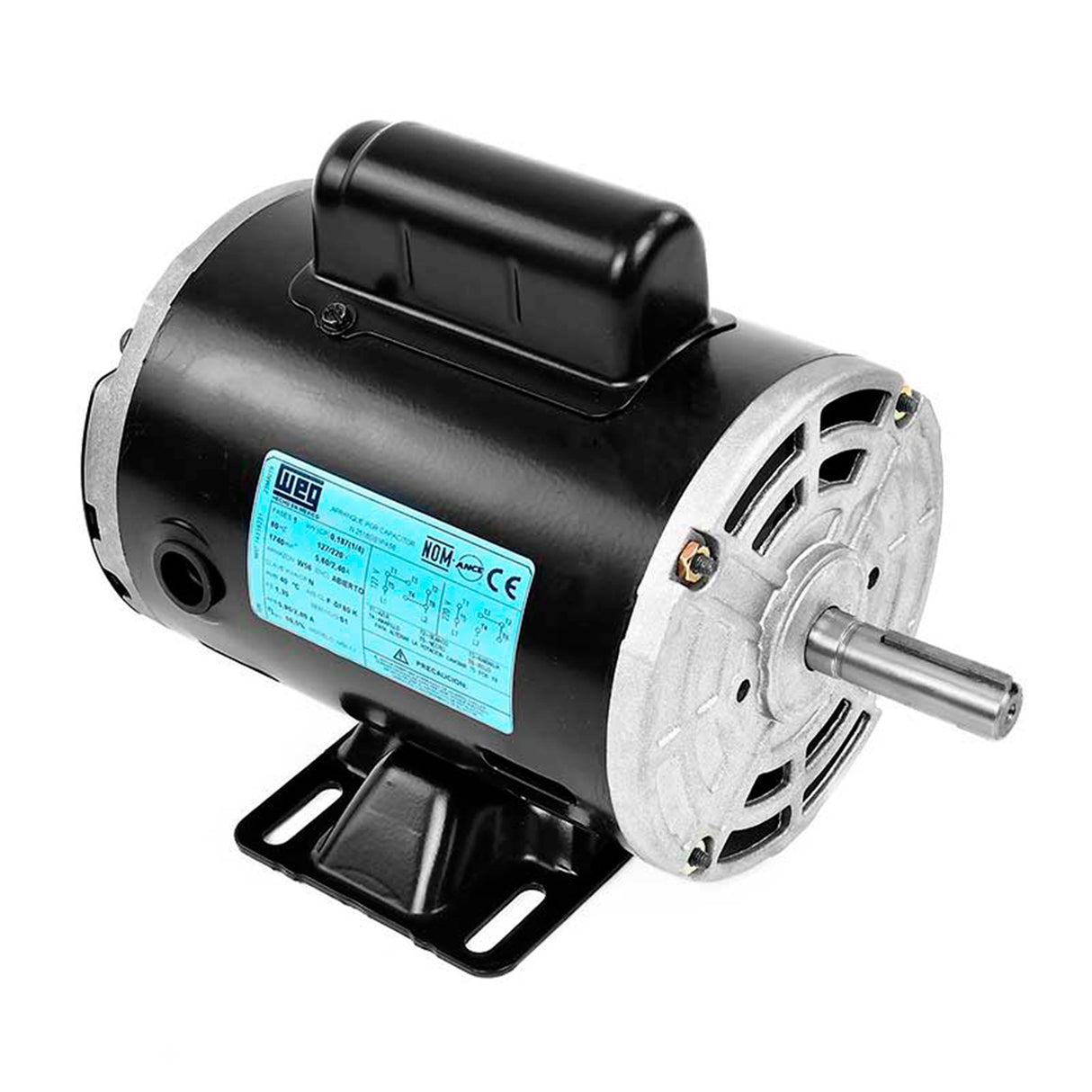 MOTOR MONOFASICO 0.5HP 4P W56 N.5018OS1PA56 IP21 127/220V WEG