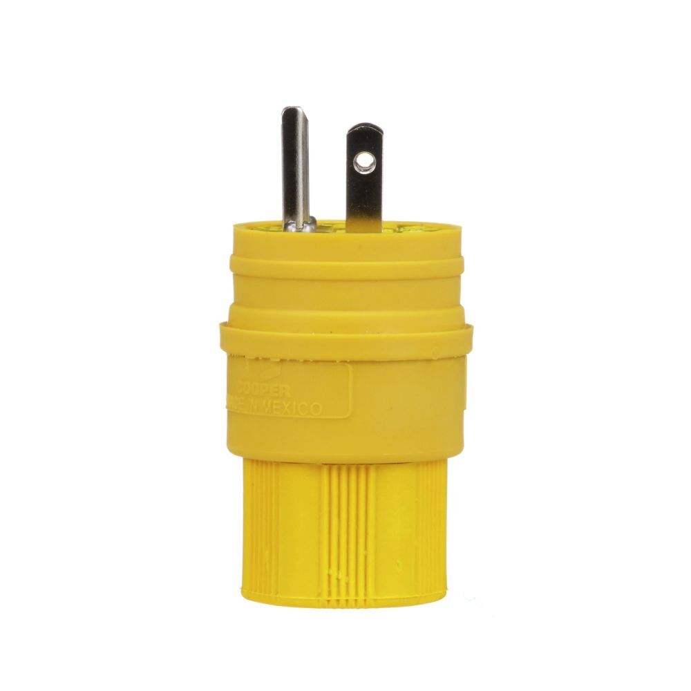 CLAVIJA PBA. AGUA ENTRADA RECTA 2F-3H 15A/125V. CAL. 16-12 NEMA 5-15 14W47 *** OFRECER LEV229 ***