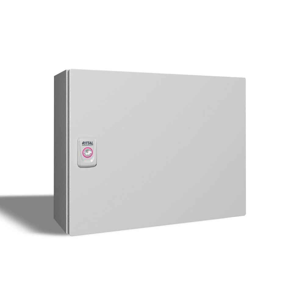 AE ARMARIO COMPACTO METÁLICO 300X380X155 RAL7035 STANDARD CON PLACA DE MONTAJE IP66 NEMA 4