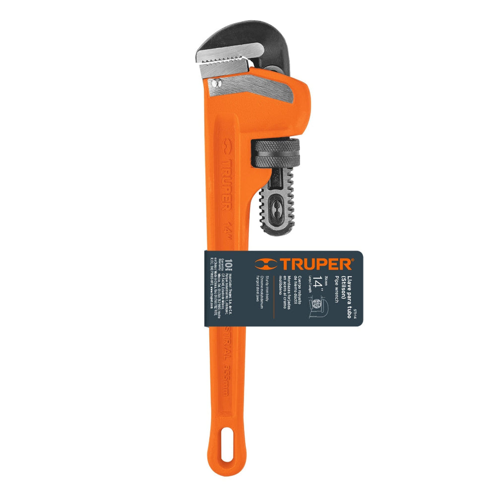 LLAVE STILSON 14" (36 CMS.) LARGO 38MM. APERTURA STI-14 15838 TRUPER