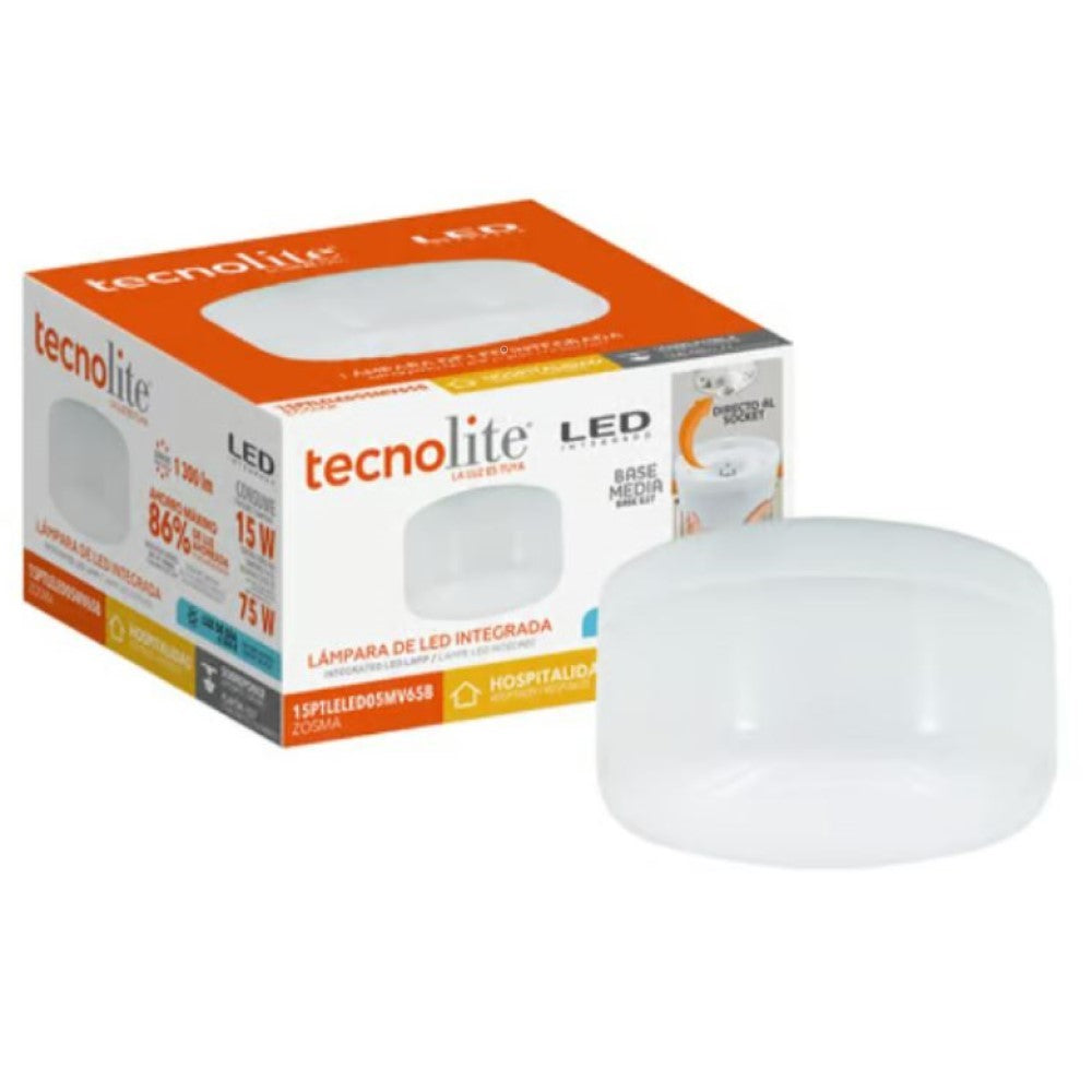 LAMPARA LED 15W 100-240V 1300LM 65K BCO