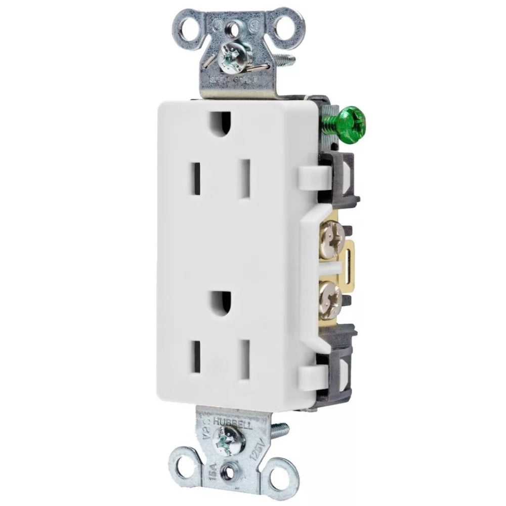 RECEPTACULO DUPLEX G. HOSPITAL 20A 125V BLANCO 16362-HGW LEVITON