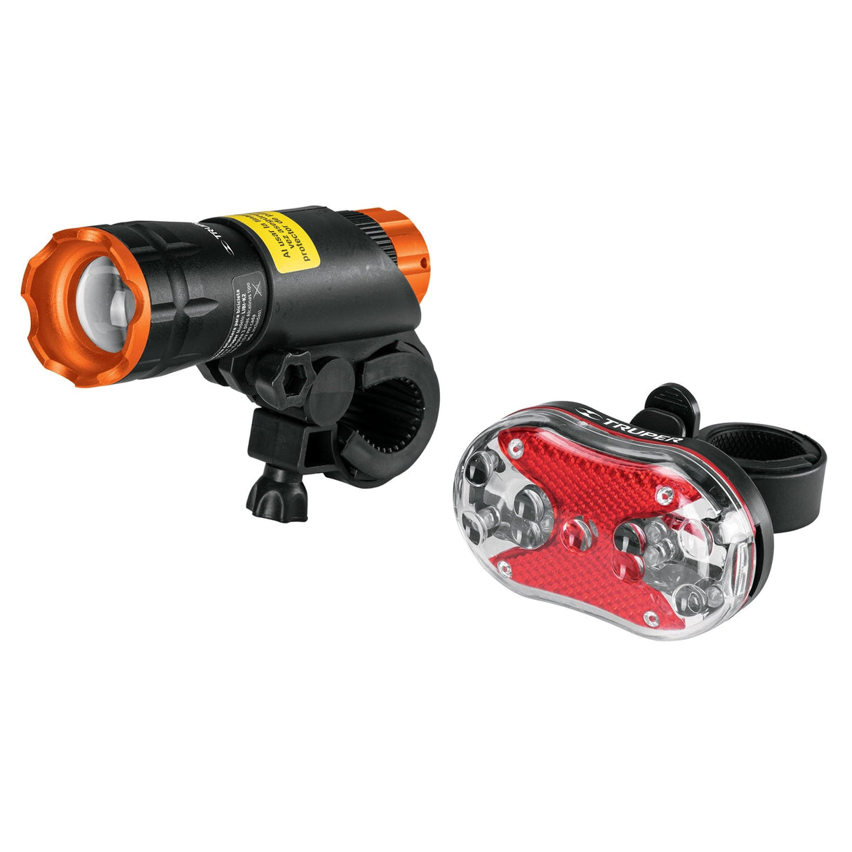 JUEGO DE LINTERNAS (DELANTERA-TRASERA) PARA BICICLETA LIBI-K2 16798 TRUPER