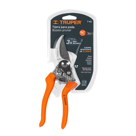 TIJERA P/PODA 8" CURVA CUERPO ALUMINIO CUCHILLA DE PASO *** OFRECER T10 O 18460 O T07 ***