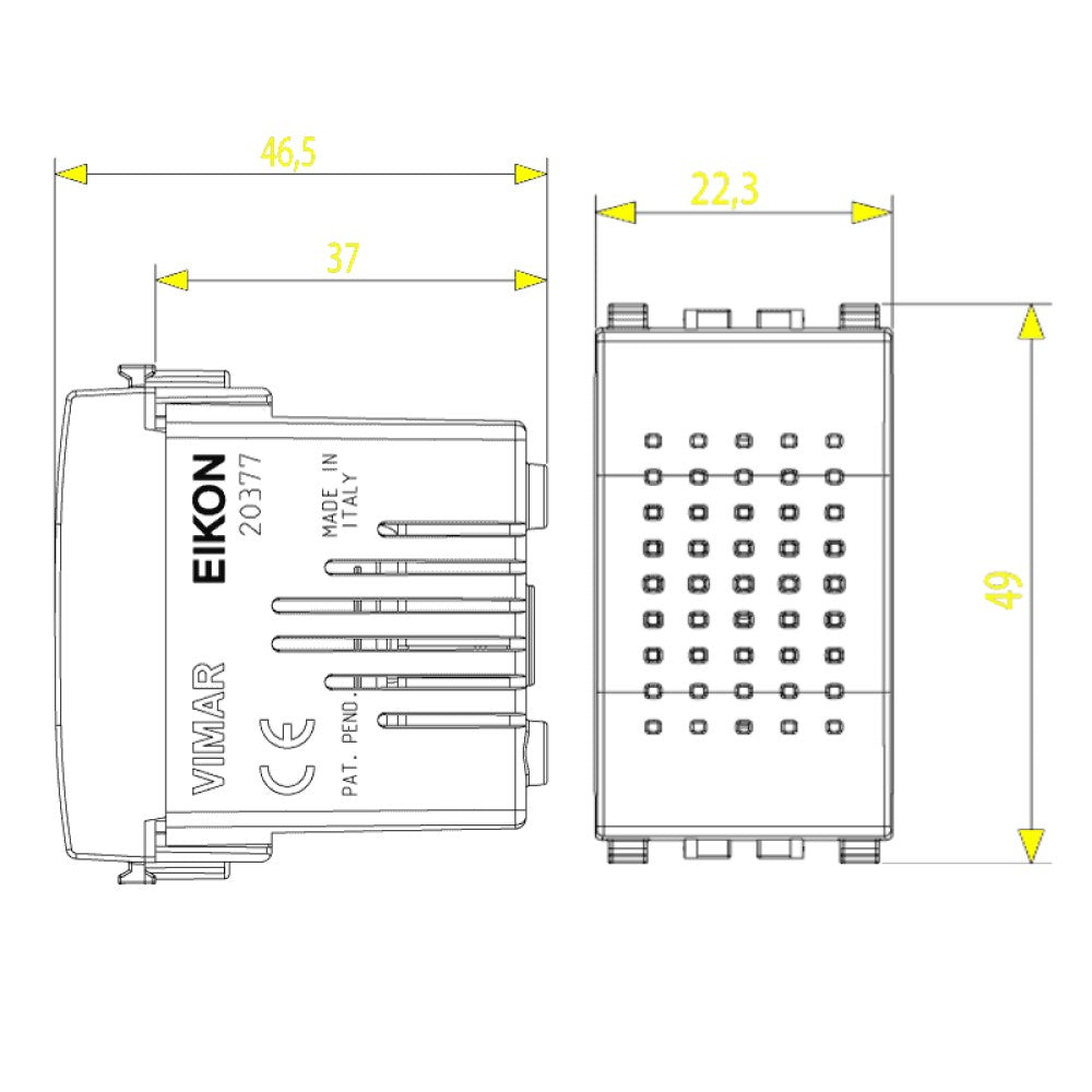 ZUMBADOR EIKON NEXT MCA VIMAR