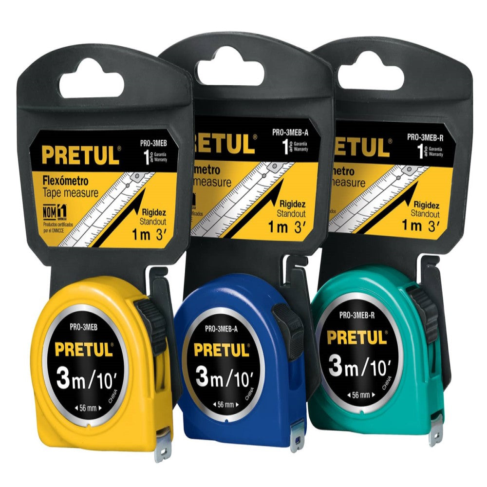 FLEXOMETRO DE 3 METROS 21605 TRUPER PRETUL