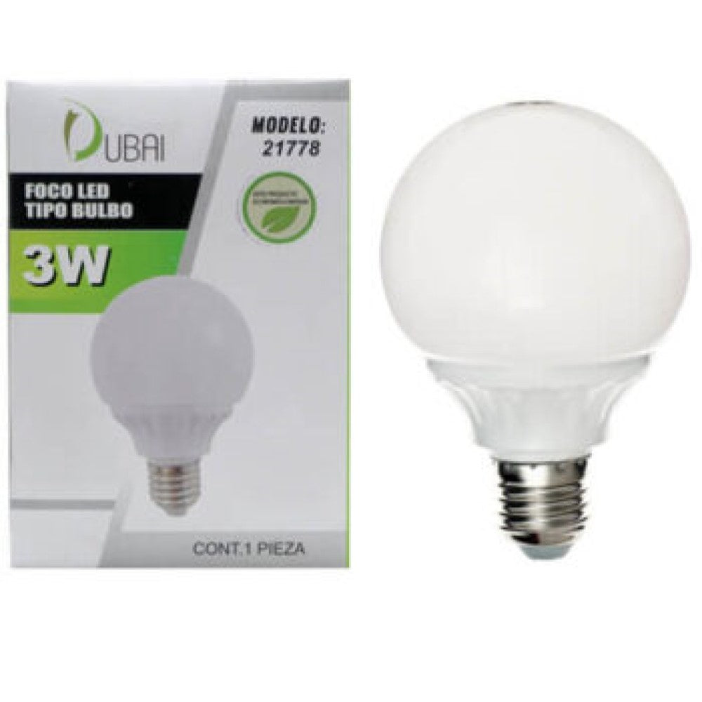 FOCO BURBUJA CILINDRICA 3W RGB MCA GOOD WILL