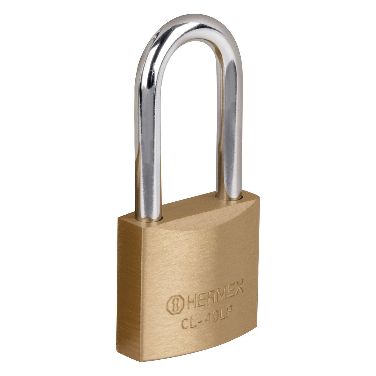 CANDADO DE LATON 40MM GANCHO LARGO BLISTER HERMEX BASIC MCA TRUPER