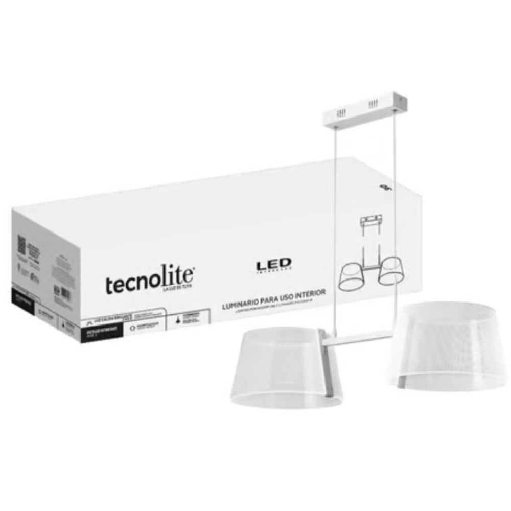 LUMINARIO INT LED 24W 100-240V 2200LM 30K BCO