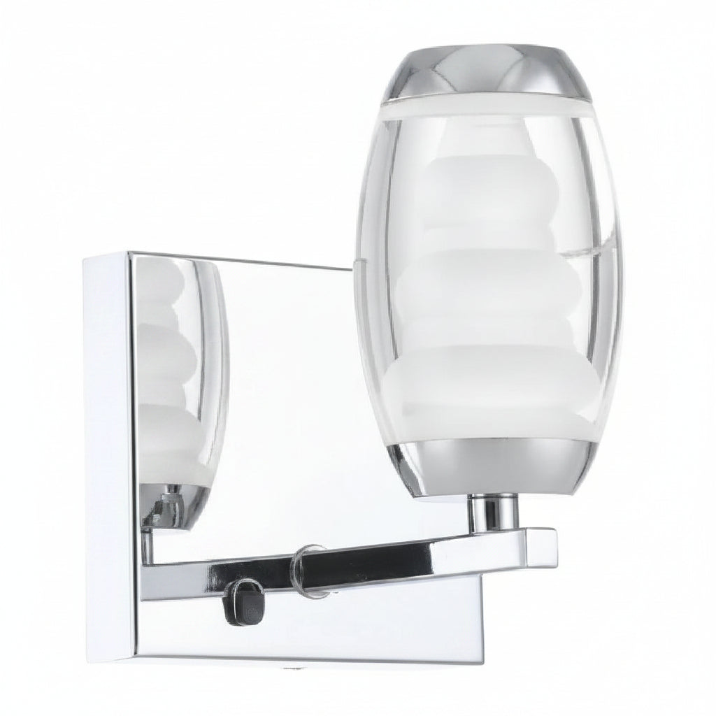 LUMINARIA LED DE PARED METAL CROMADO 1X5W. MAYA