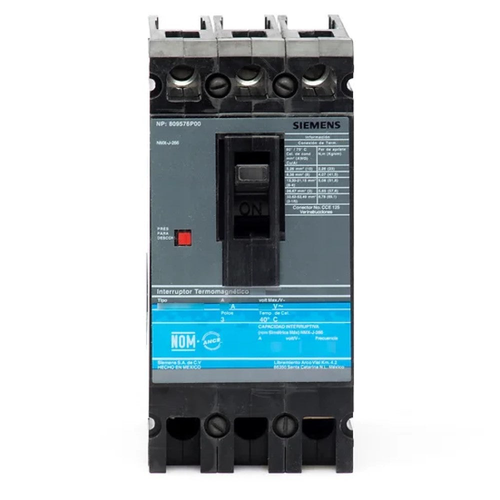 I.T.M. 3X15A/600V ED63B015MX A7B10000002720 SIEMENS