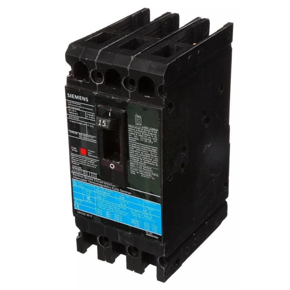 I.T.M. 3X15A/600V ED63B015MX A7B10000002720 SIEMENS