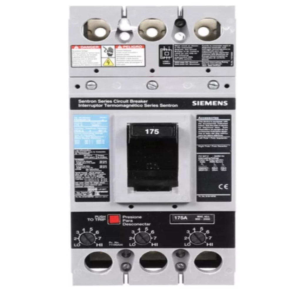 I.T.M. 3X175A/600V FXD63B175 A7B10000001246 A7B10000060739 MX:FXD63B175 SIEMENS*** PRECIO SUJETO A COTIZACION ***