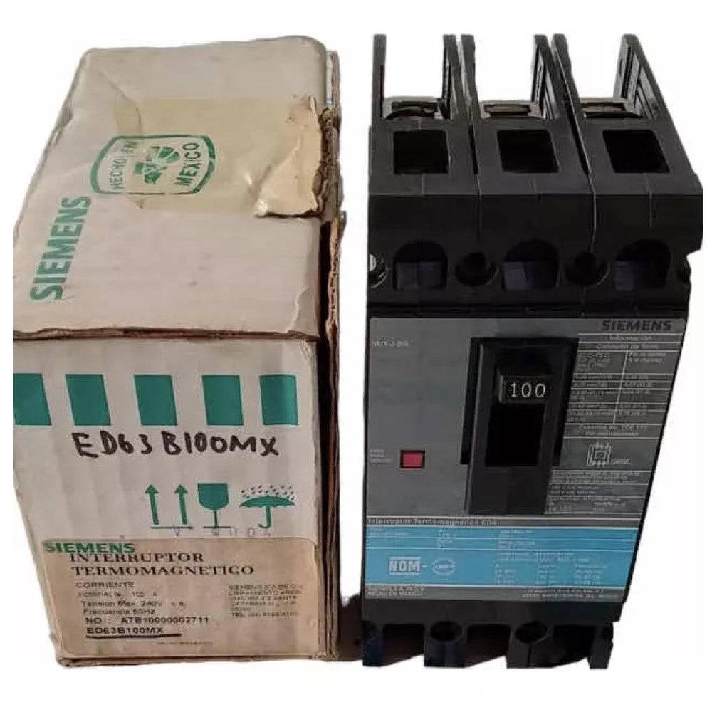 I.T.M. 3X100A/240V ED23B100MX A7B10000002711 SIEMEN
