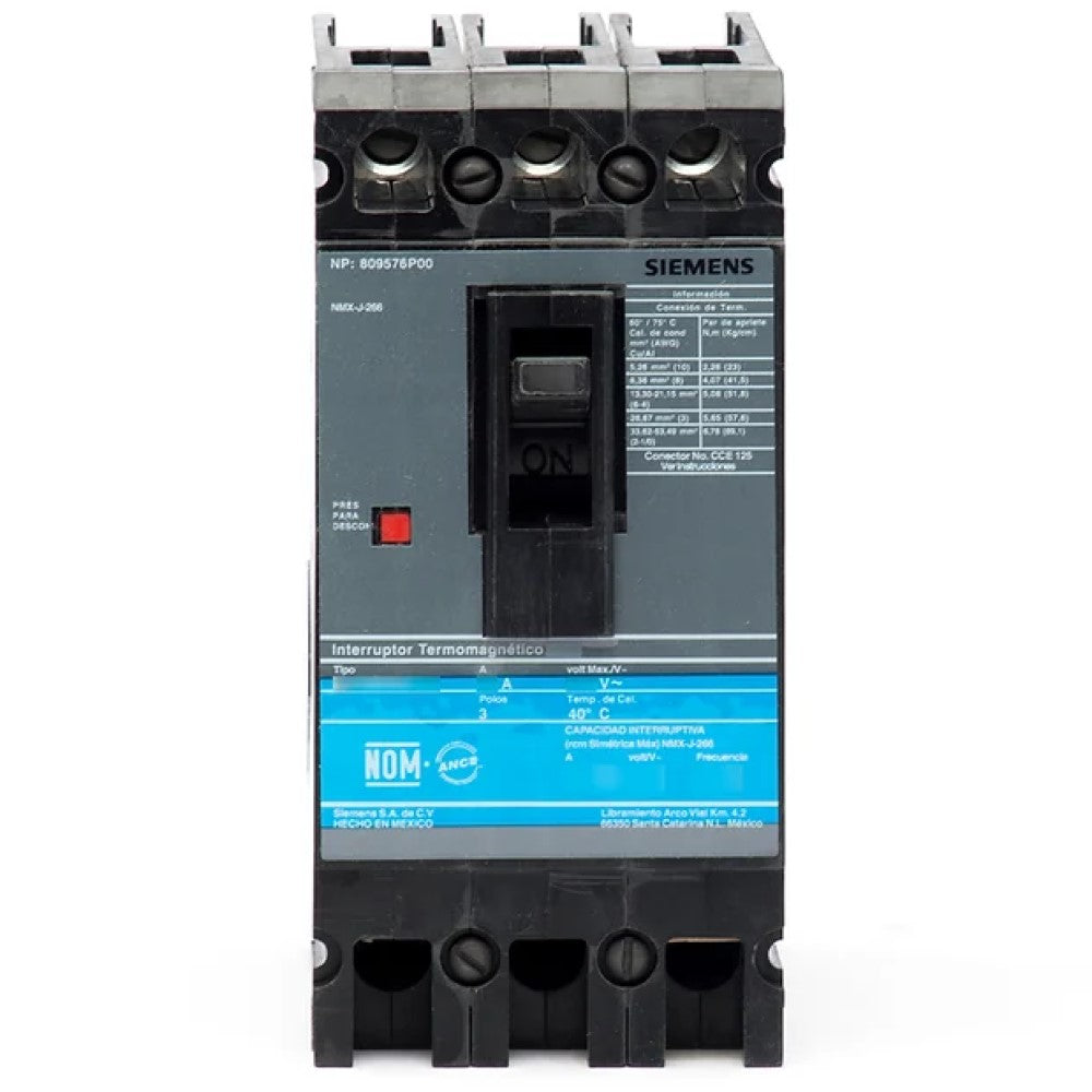 I.T.M. 3X15A/240V ED23B015MX A7B10000002704 SIEMENS