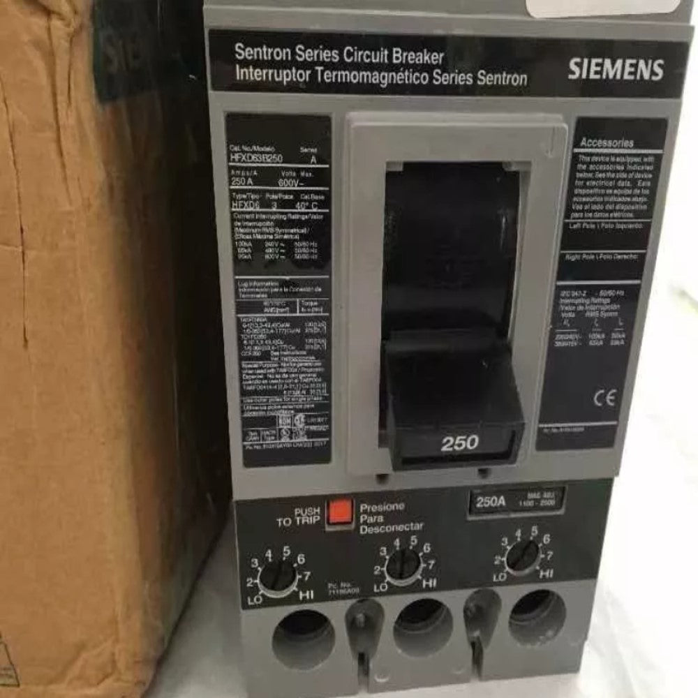 INT.TERMO.HFXD63B250 250 AMP A7B10000001322 A7B10000060795 SIEMENS