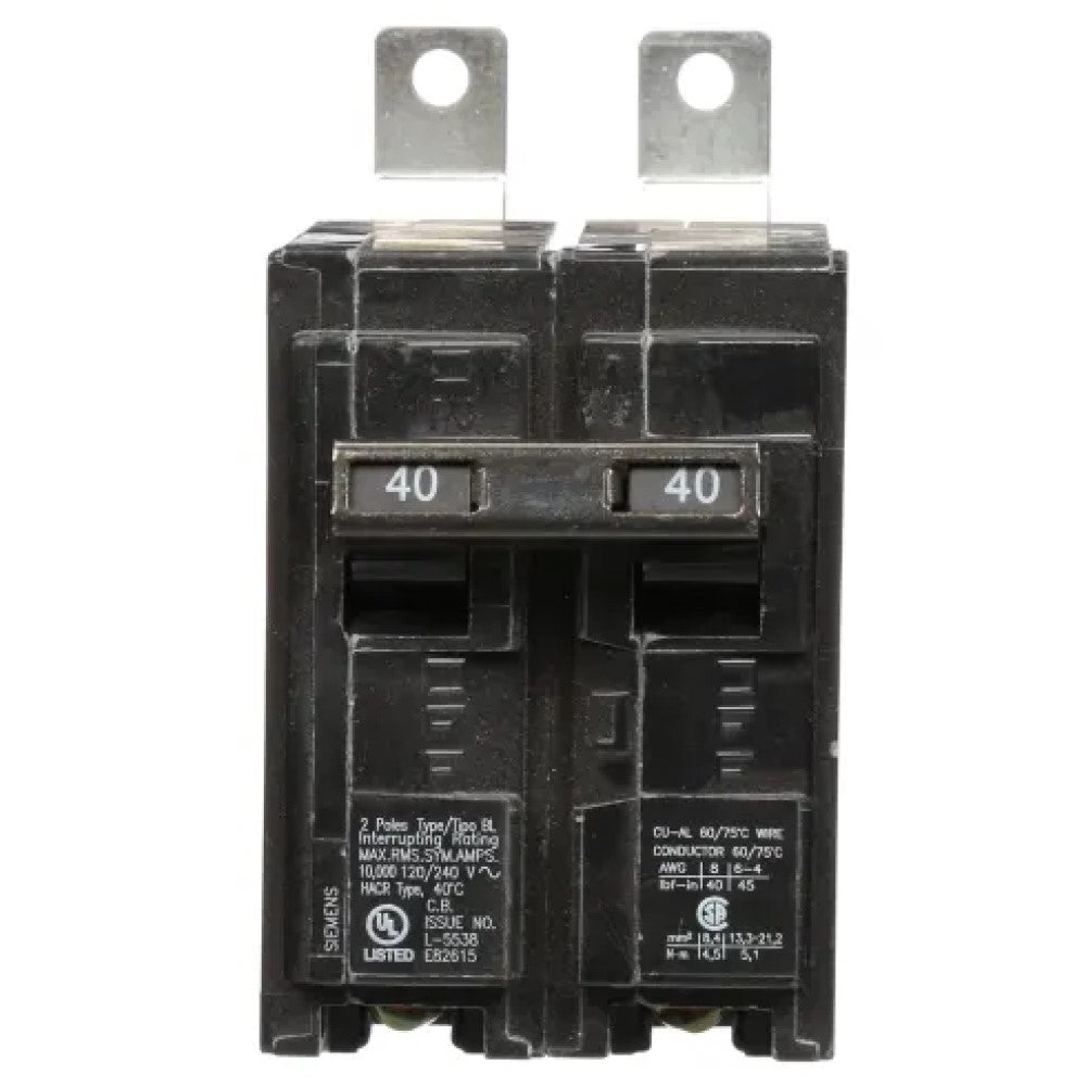 INTERRUPTOR BL 2X40A. 220V. B240 SIEMENS