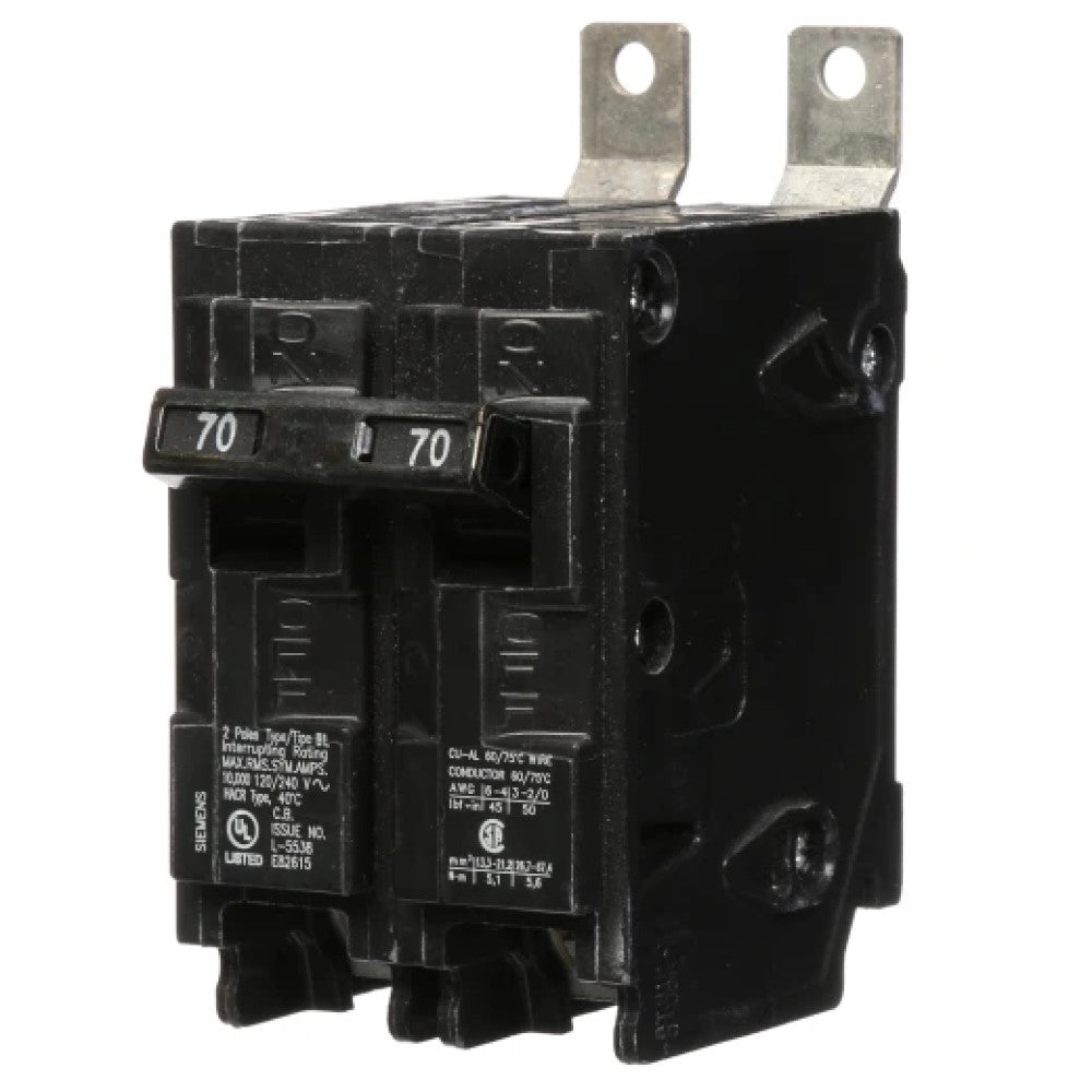 INTERRUPTOR BL 2X70A. 220V. B270 A7B10000000987 SIEMENS