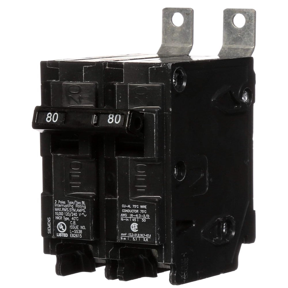 INTERRUPTOR BL 2X80A. 220V. B280 A7B10000000988 SIEMENS