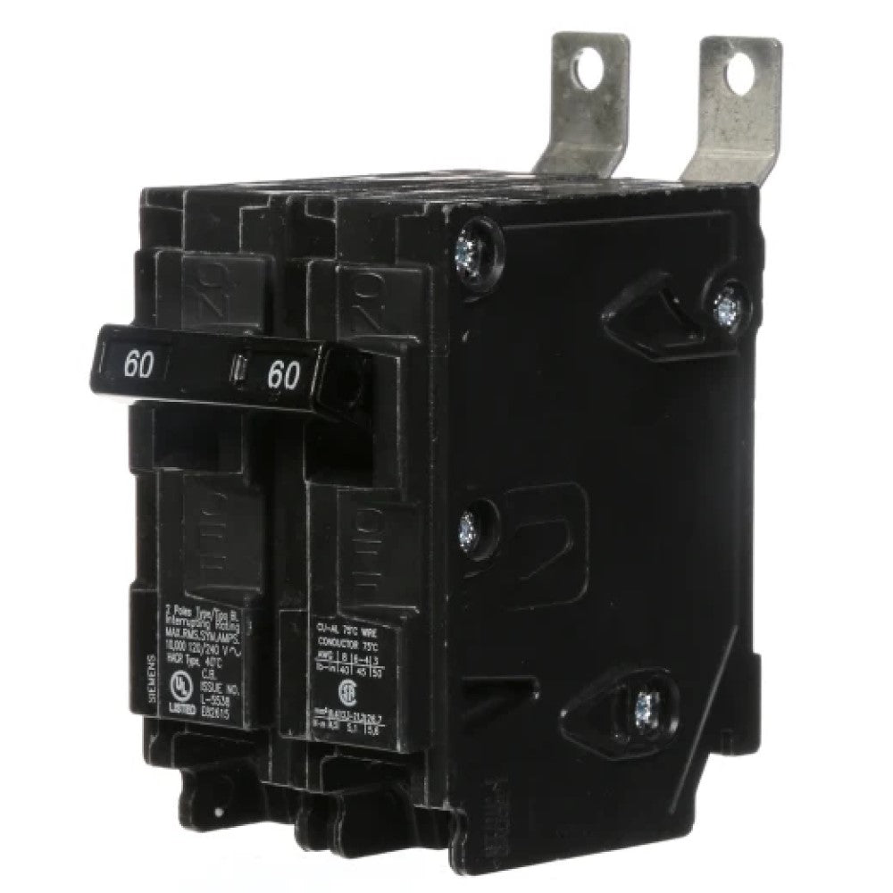 INTERRUPTOR BL 2X60A. 220V. B260 SIEMENS