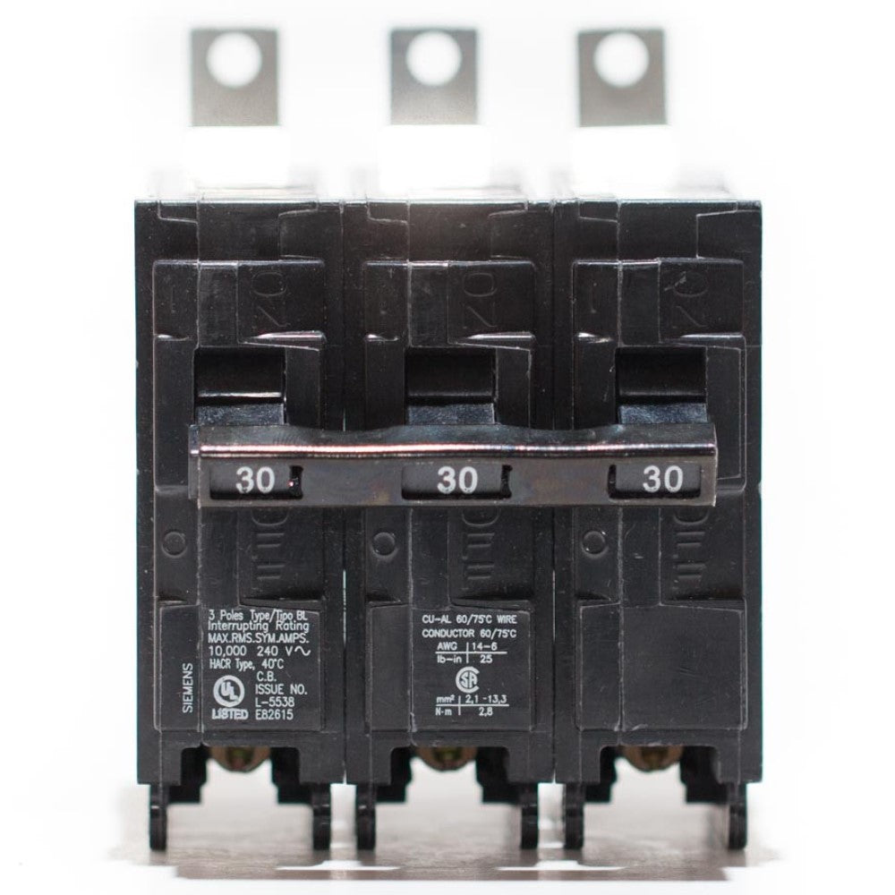 INTERRUPTOR BL 3X30A. 220V. B330 SIEMENS